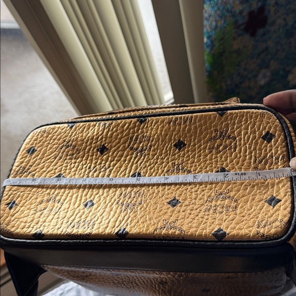 MCM Metallic Gold Backpack for Men - Picture 9 of 9